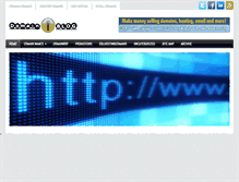 Tablet Screenshot of domainblog.us